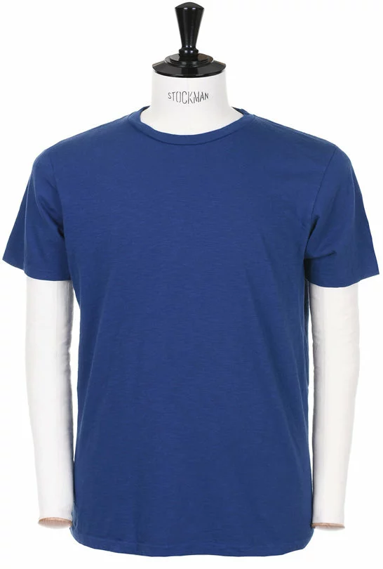 Rolled SS Tee - Blue 4 Rolled SS Tee - Blue - Image 2