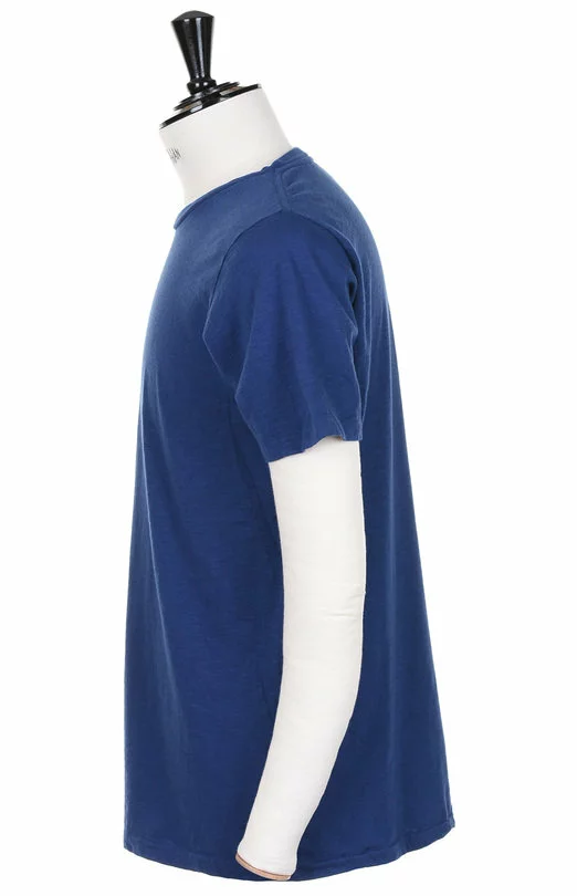 Rolled SS Tee - Blue 5 Rolled SS Tee - Blue - Image 3