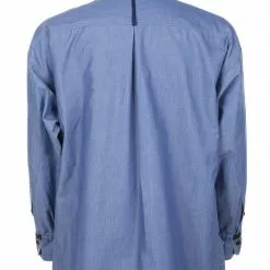 P/C Chambray Shirt - Navy -Vendite DONNA 1672404308norbitshirts 5934