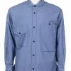 P/C Chambray Shirt - Navy 2 P/C Chambray Shirt - Navy -Vendite DONNA 1672404442norbitshirts 5931