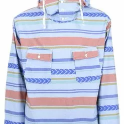 Cagoule Shirt Horizontal Multi Stripe - Blue