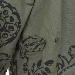 Cardigan Jacket Floral Print Ripstop - Olive -Vendite DONNA 1676464623egjackets 6380 1