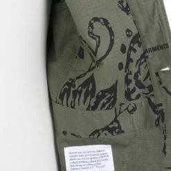 Cardigan Jacket Floral Print Ripstop - Olive -Vendite DONNA 1676464625egjackets 6381 1