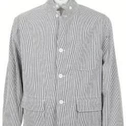 Loiter Jacket Seersucker Stripe - Navy