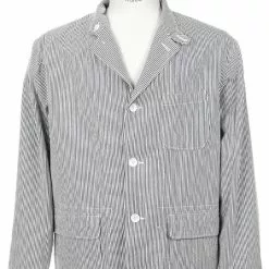 Loiter Jacket Seersucker Stripe - Navy -Vendite DONNA 1676464910egjackets 6387 1