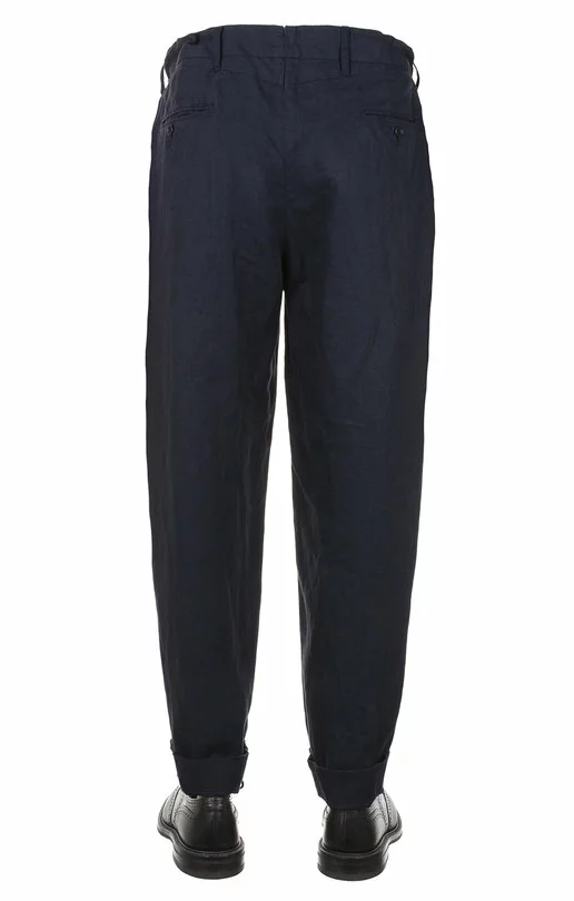 Andover Pant Linen Twill - Navy 5 Andover Pant Linen Twill - Navy - Image 3