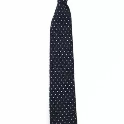 Knit Tie Small Polka Dot - Navy/White -Vendite DONNA 1676646099egaccess 6546 1