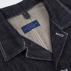 1St Pat-rn Duty Work Jacket Indigo Blue -Vendite DONNA 1St Pat rn Duty Work Jacket Indigo Blue dettaglio collo 670x881 1