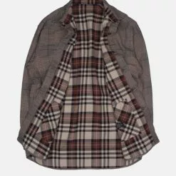 1St Pat-rn Peak Reversible Overshirt Brown Mix -Vendite DONNA 1St Pat rn Peak Reversible Overshirt Brown Mix detail 670x882 1