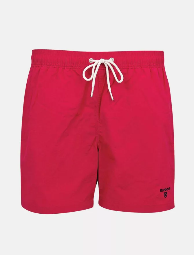 Barbour Essential Logo 5 Swim Short Raspberry 3 Barbour Essential Logo 5 Swim Short Raspberry