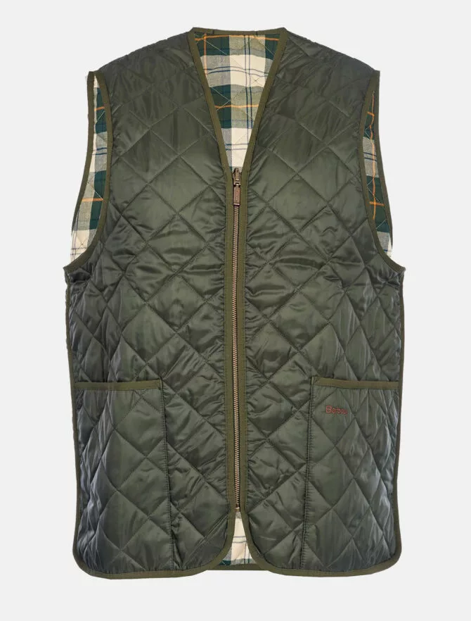 Barbour Quilted Waistcoat Zip In Liner Olive Ancient 3 Barbour Quilted Waistcoat Zip In Liner Olive Ancient