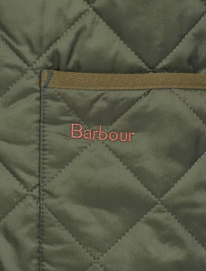 Barbour Quilted Waistcoat Zip In Liner Olive Ancient 5 Barbour Quilted Waistcoat Zip In Liner Olive Ancient - Image 3