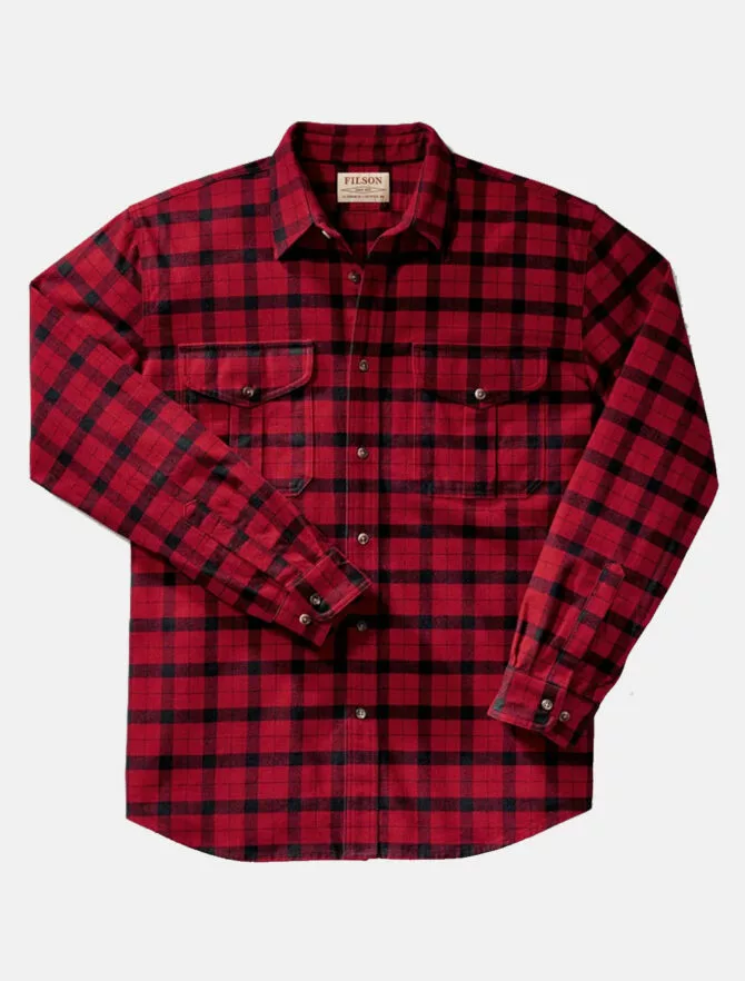 Filson Alaskan Guide Shirt Red Black Plaid 3 Filson Alaskan Guide Shirt Red Black Plaid