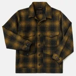 Filson Mackinaw Wool Cruiser Gold Ochre Ombre