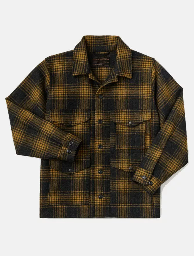Filson Mackinaw Wool Cruiser Gold Ochre Ombre 3 Filson Mackinaw Wool Cruiser Gold Ochre Ombre