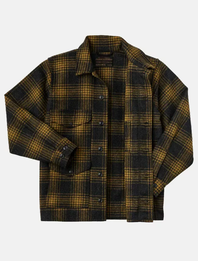 Filson Mackinaw Wool Cruiser Gold Ochre Ombre 4 Filson Mackinaw Wool Cruiser Gold Ochre Ombre - Image 2