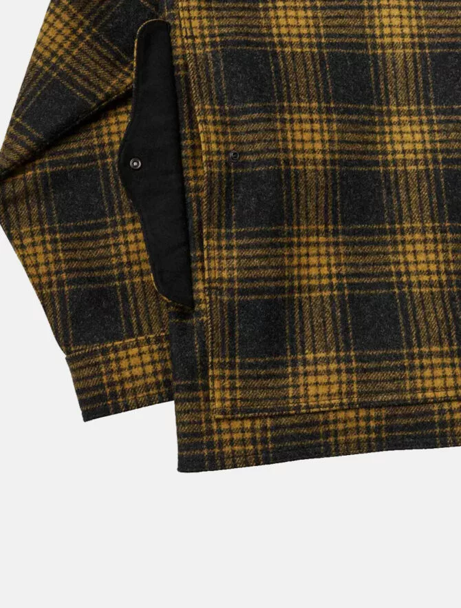 Filson Mackinaw Wool Cruiser Gold Ochre Ombre 8 Filson Mackinaw Wool Cruiser Gold Ochre Ombre - Image 6