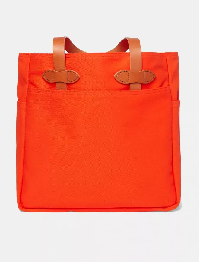 Filson Rugged Twill Tote Bag Phaesant Red 3 Filson Rugged Twill Tote Bag Phaesant Red - Image 2