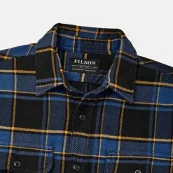 Filson Vintage Work Flannel Shirt Blu -Vendite DONNA Filson Vintage Work Flannel Shirt Blu open detail 670x882 1