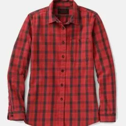 Filson Wmn’s Washed Alaskan Guide Shirt Flame Gray