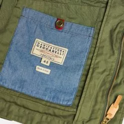 Manifattura Ceccarelli Alligator Vest Olive 8 Manifattura Ceccarelli Alligator Vest Olive -Vendite DONNA Manifattura Ceccarelli Alligator Vest Olive pocket detail 670x882 1