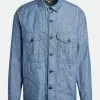 Manifattura Ceccarelli Original Cruiser Jacket Chambray 1 Manifattura Ceccarelli Original Cruiser Jacket Chambray -Vendite DONNA Manifattura Ceccarelli Original Cruiser Jacket Chambray 670x882 1