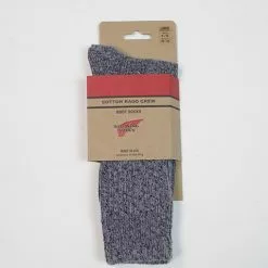Red Wing 97373 Cotton Ragg Overdyed Socks Black Gray