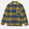 Universal Works Austin Wool Fleece Cardigan Yellow