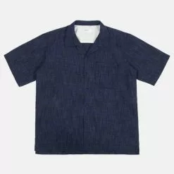 Universal Works Camp Shirt Yokohama Indigo