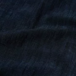 Universal Works Camp Shirt Yokohama Indigo -Vendite DONNA Universal Works Camp Shirt Yokohama Indigo fabric detail 670x887 1