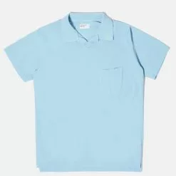 Universal Works Vacation Polo Pale Blue