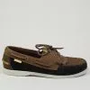 Universal Works X Sebago Portland Multi-Tone In Dark Brown Suede