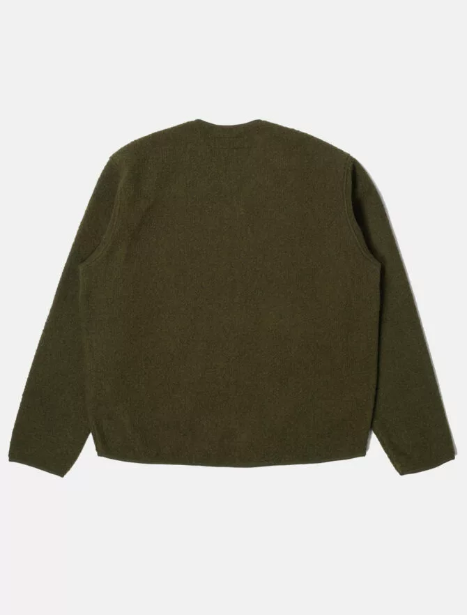 Universal Works Zip Liner Jacket Tibet Fleece Olive 4 Universal Works Zip Liner Jacket Tibet Fleece Olive - Image 2