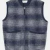 Universal Works Zip Waistcoat Navy Austin Wool Fleece 2 Universal Works Zip Waistcoat Navy Austin Wool Fleece -Vendite DONNA Universal Works Zip Waistcoat Navy Austin Wool Fleece 670x882 1